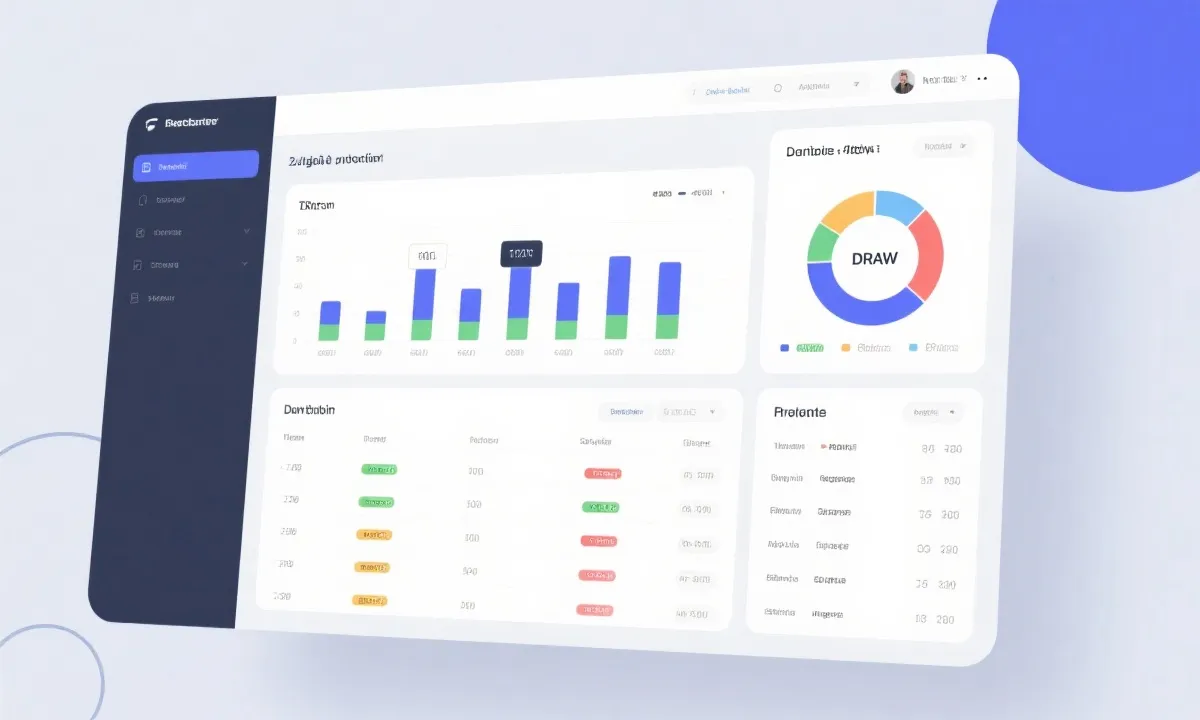 开奖数据面板与进度示意